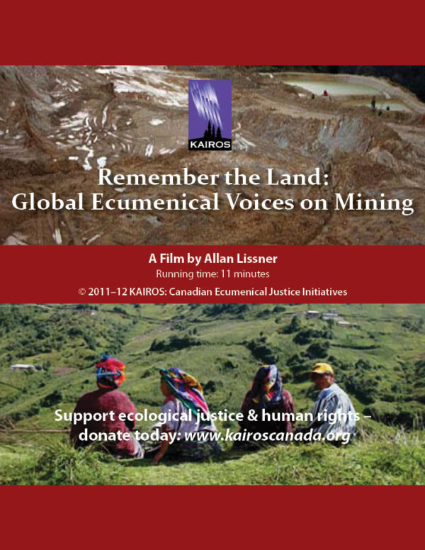 Remember the Land: Global Ecumenical Voices on Mining (digital version) (2012)