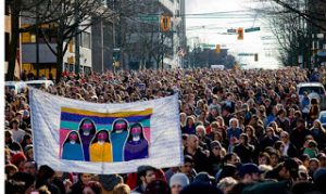 Women's Memorial March for MMIWG in 2016