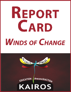 Cover Education for Reconciliation Report Card