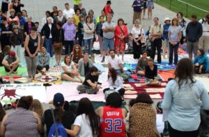 Mass KAIROS Blanket Exercise in Ottawa, by Art Babych