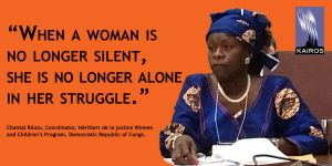Chantal Bilulu, woman of courage