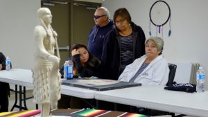 Sagkeeng First Nation statue for MMIWG