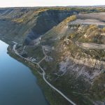 Site C Dam Contruction aerial.