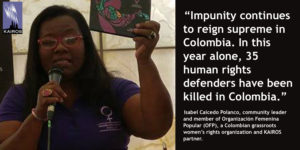 Woman of Courage: Esabel Caicedo Polanco