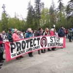 kinder morgan pipeline protest 2018