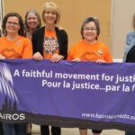 KAIROS friends with Phyllis Webstad (second from the right) at a 2018 Orange Shirt Day event in Langley, BC.