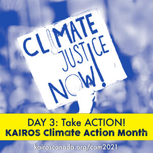 DAY 3 of Climate Action Month: TAKE ACTION!