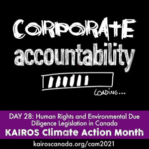 DAY 28 of climate action month, corporate accountability