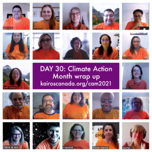 day 30 of climate action month