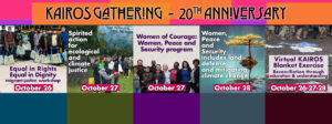 KAIROS gathering workshops, October 26-28