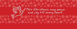 This Christmas, may peace and joy fill every heart