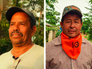 human rights defenders Teófilo Acuña Ribón and Jorge Alberto Tafur in Colombia